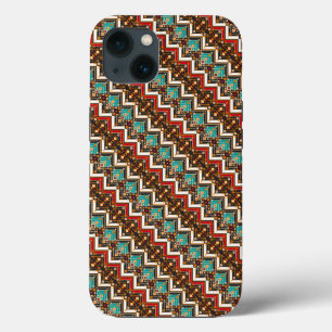 Cute colourful seamless ukrainian pattern iPhone 13 case