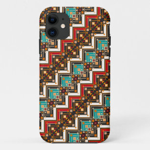 Cute colourful seamless ukrainian pattern iPhone 11 case