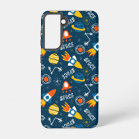 Cute Colourful Space Adventures Pattern