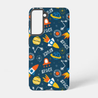 Cute Colourful Space Adventures Pattern