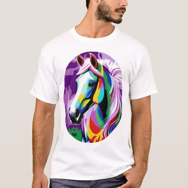 Cute Colourful Spirit Pony #2  T-Shirt (Front)