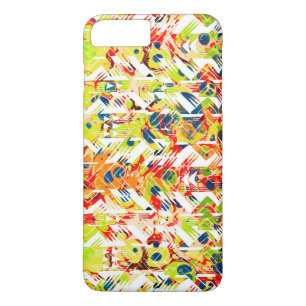 Cute colourful spring abstract pattern iPhone 8 plus/7 plus case