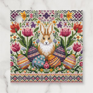 Cute/Colourful Spring/Easter fair isle Favour Tags