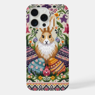 Cute/Colourful Spring/Easter fair isle iPhone 15 Pro Max Case