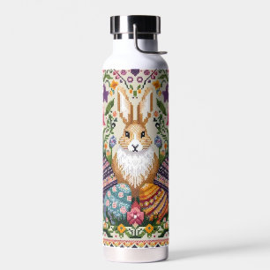 Cute/Colourful Spring/Easter fair isle  Water Bottle