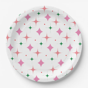 Cute Colourful Star Pattern Paper Plate