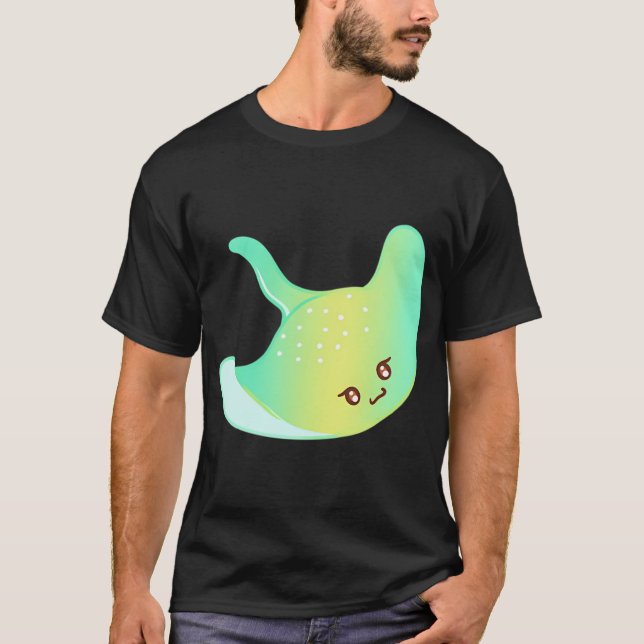 Cute colourful stingray T-Shirt (Front)