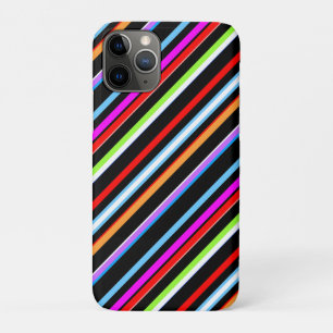 Cute colourful stripes iPhone 11 pro case