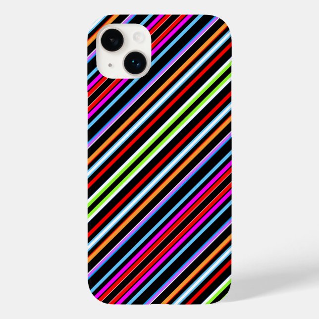 Cute colourful stripes Case-Mate iPhone case (Back)
