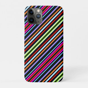 Cute colourful stripes iPhone 11 pro case
