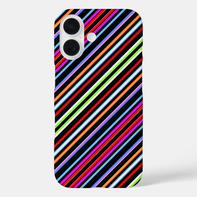 Cute colourful stripes Case-Mate iPhone case (Back)