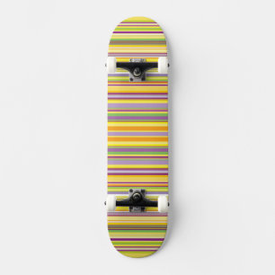 Cute colourful stripes design All-Over-Print tank  Skateboard