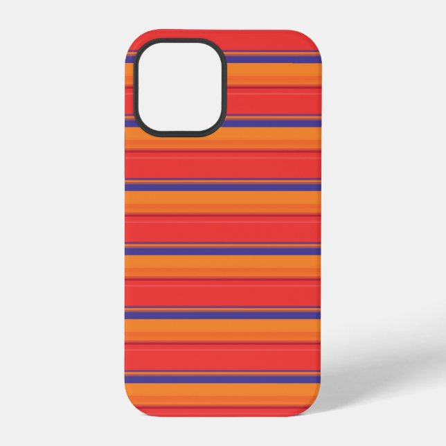 Cute colourful summer stripes  iPhone case (Back)