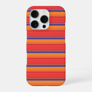 Cute colourful summer stripes  iPhone 16 pro case
