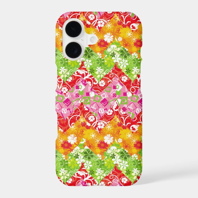Cute colourful summer zigzag pattern (Back)