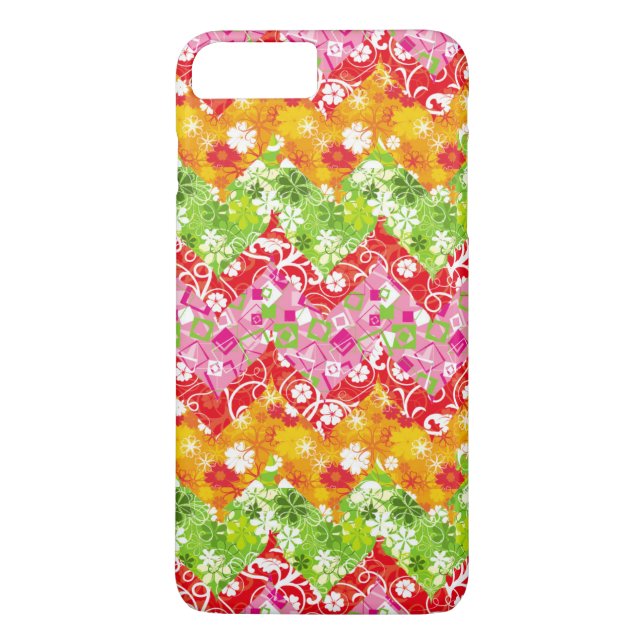 Cute colourful summer zigzag pattern Case-Mate iPhone case (Back)
