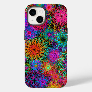 Cute colourful swirl pattern mug keychain Case-Mate iPhone 14 case