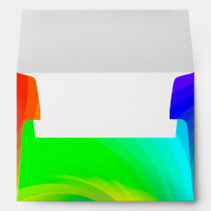 Cute Colourful Tie Dye Rainbow Swirl Art Pattern Envelope