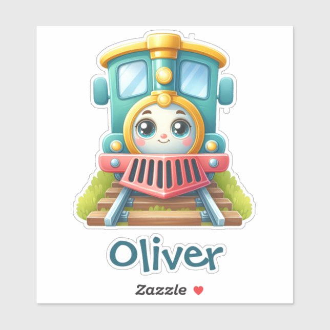Cute Colourful Train (Sheet)