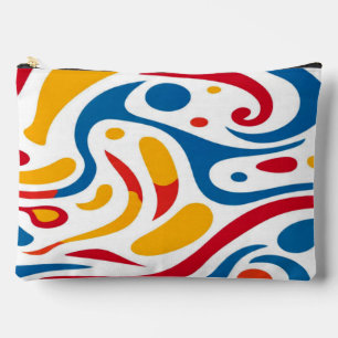 Cute colourful trendy classic pattern accessory a pouch
