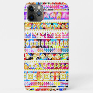 Cute colourful tribal aztec pattern iPhone 11 pro max case