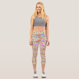 Cute colourful tribal aztec pattern OtterBox samsu Capri Leggings