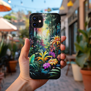 Cute Colourful Tropical Hawaiian Garden No. 1111 iPhone 13 Pro Max Case