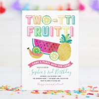 Cute Colourful Twotti Frutti 2nd Birthday