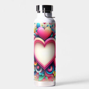 Cute colourful Valentines day iPhone / iPad case Water Bottle