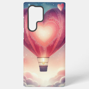 Cute colourful Valentine's Heart balloon Samsung Galaxy Case