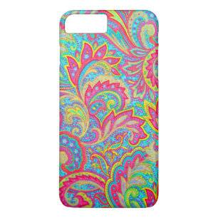 Cute colourful vintage floral design iPhone 8 plus/7 plus case