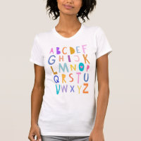 Cute Colourful Wacky Alphabet Learning ABC Letters