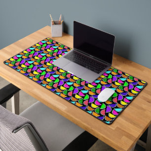 Cute colourful watermelon pattern desk mat