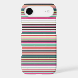 Cute colourful white stripes