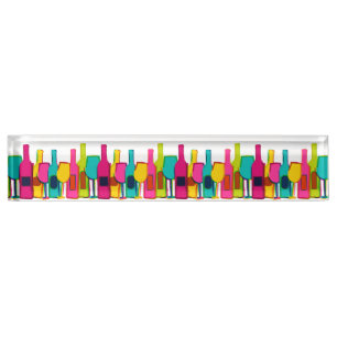 Cute colourful wine bottles pattern Case-Mate iPho Nameplate