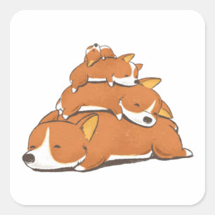Cute Comfy Bed Sticker
