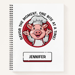 Cute Comic book inspired pig cartoon with quote 