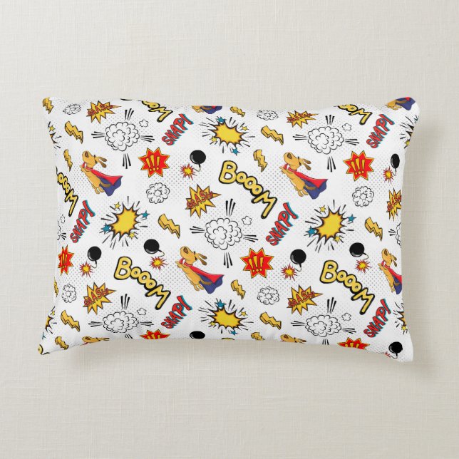 Cute Comic Pattern  Decorative Cushion (Back)