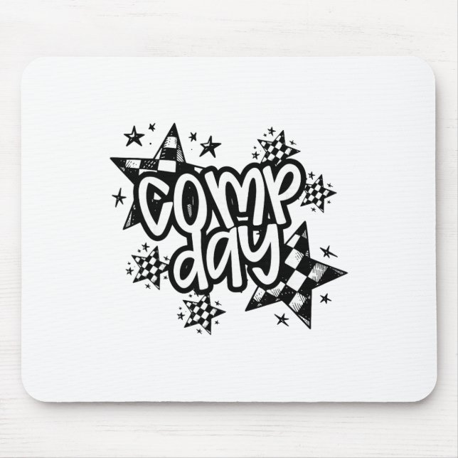 Cute Comp Day Cheer Comp Season Cheerleading Compe Mouse Pad (Front)