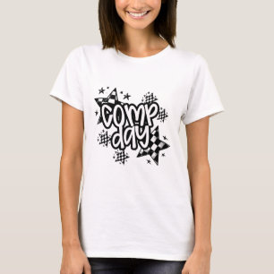 Cute Comp Day Cheer Comp Season Cheerleading Compe T-Shirt