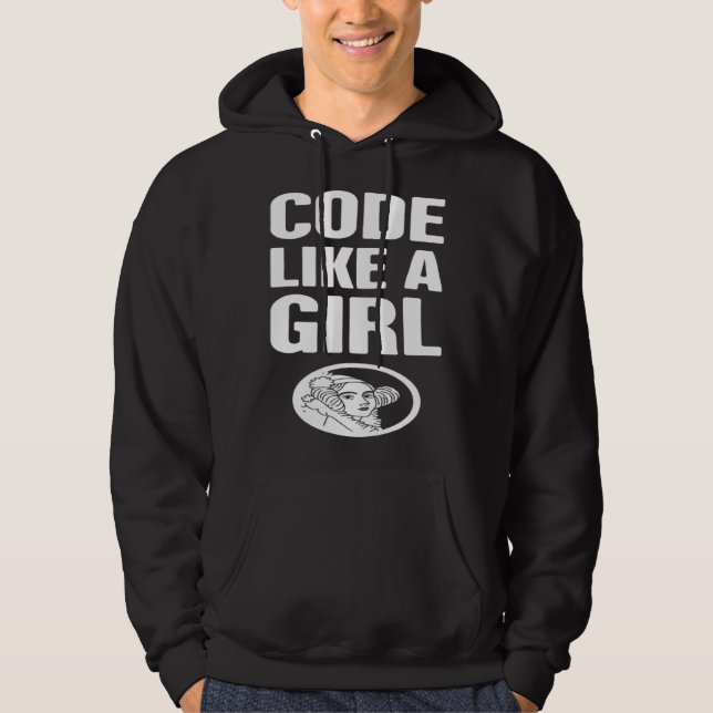 Cute Computer Science & Programming  Ada Lovelace Hoodie (Front)