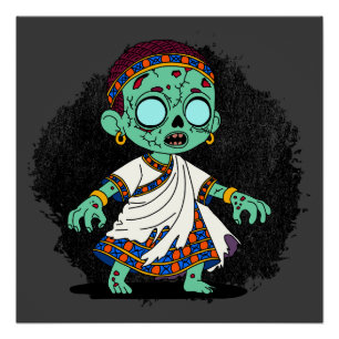 Cute Congolese Zombie Poster