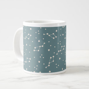 Cute Constellation Sky Pattern Large Coffee Mug