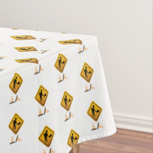 Cute Construction Boy Birthday Baby Shower Decors Tablecloth