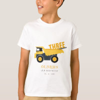 Cute Construction Dump Truck Any Age Birthday