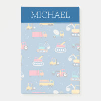 Cute Contruction Movers Pattern