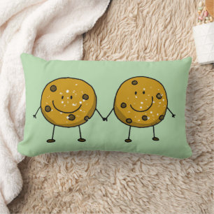 Cute Cookie Best Friends Lumbar Cushion