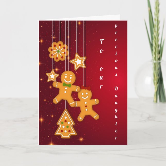 Cute cookie Christmas card (Front)