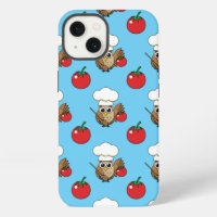 Cute Cooking Owl Cartoon
