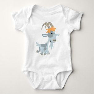Cute Cool Cartoon Goat Baby Apparel Baby Bodysuit